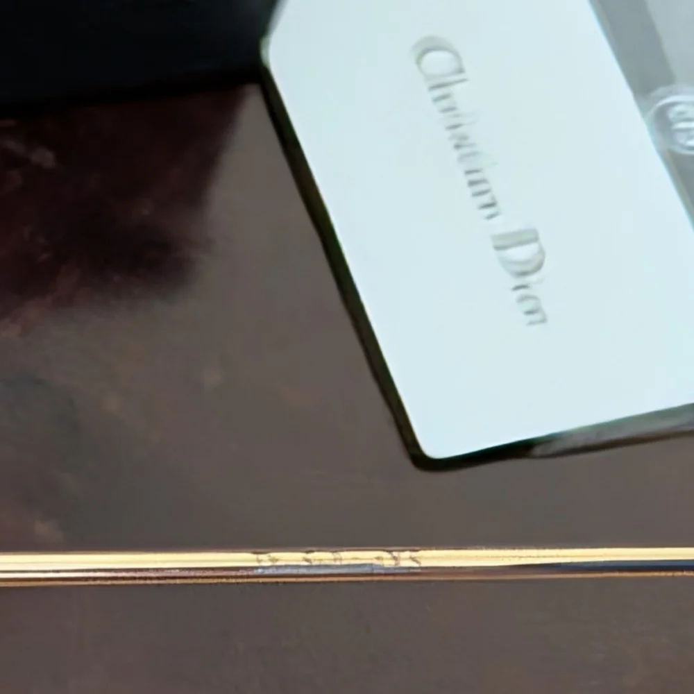 Dior Gold and Black Sunglasses - Picture 4 of 8